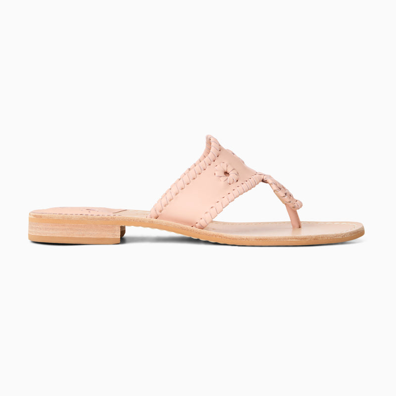 Jacks Leather Flat Sandal