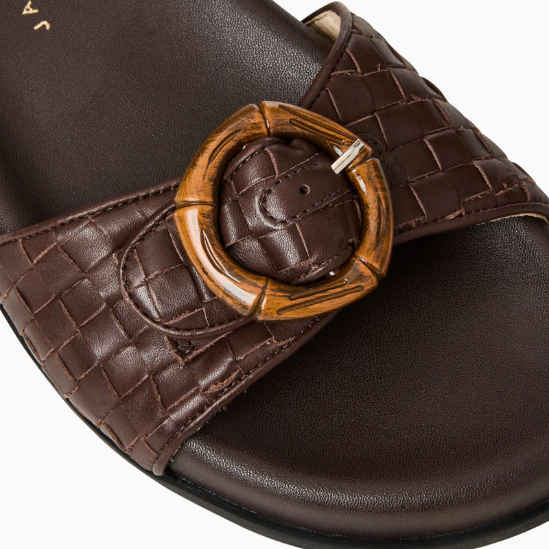 Essex Leather Comfort Slide