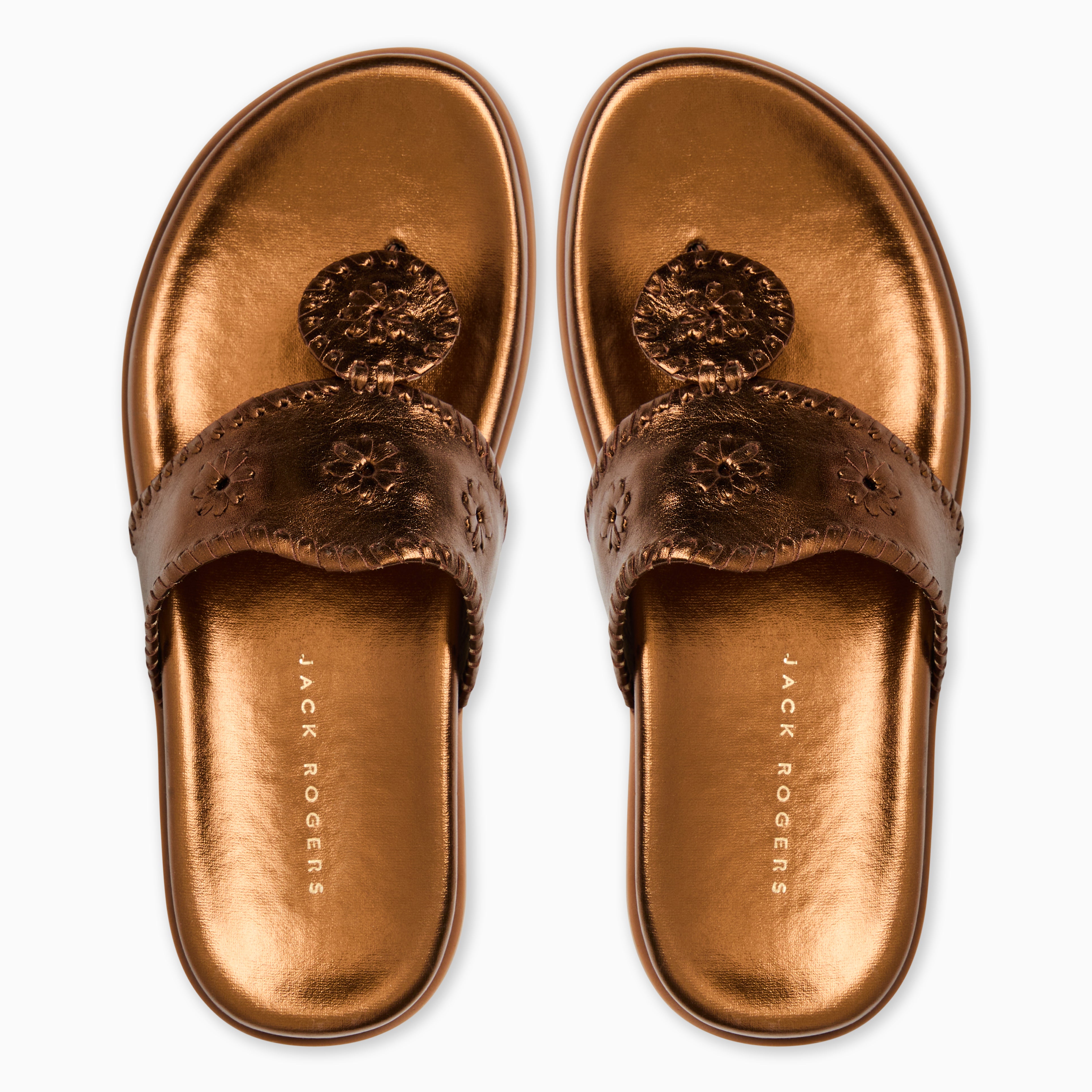 Jack Rogers Jacks Sport Sandal in Metallic Bronze – Comfortable