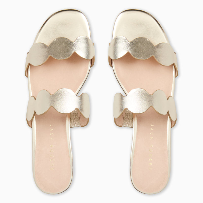 Greglen Leather Flat Slide