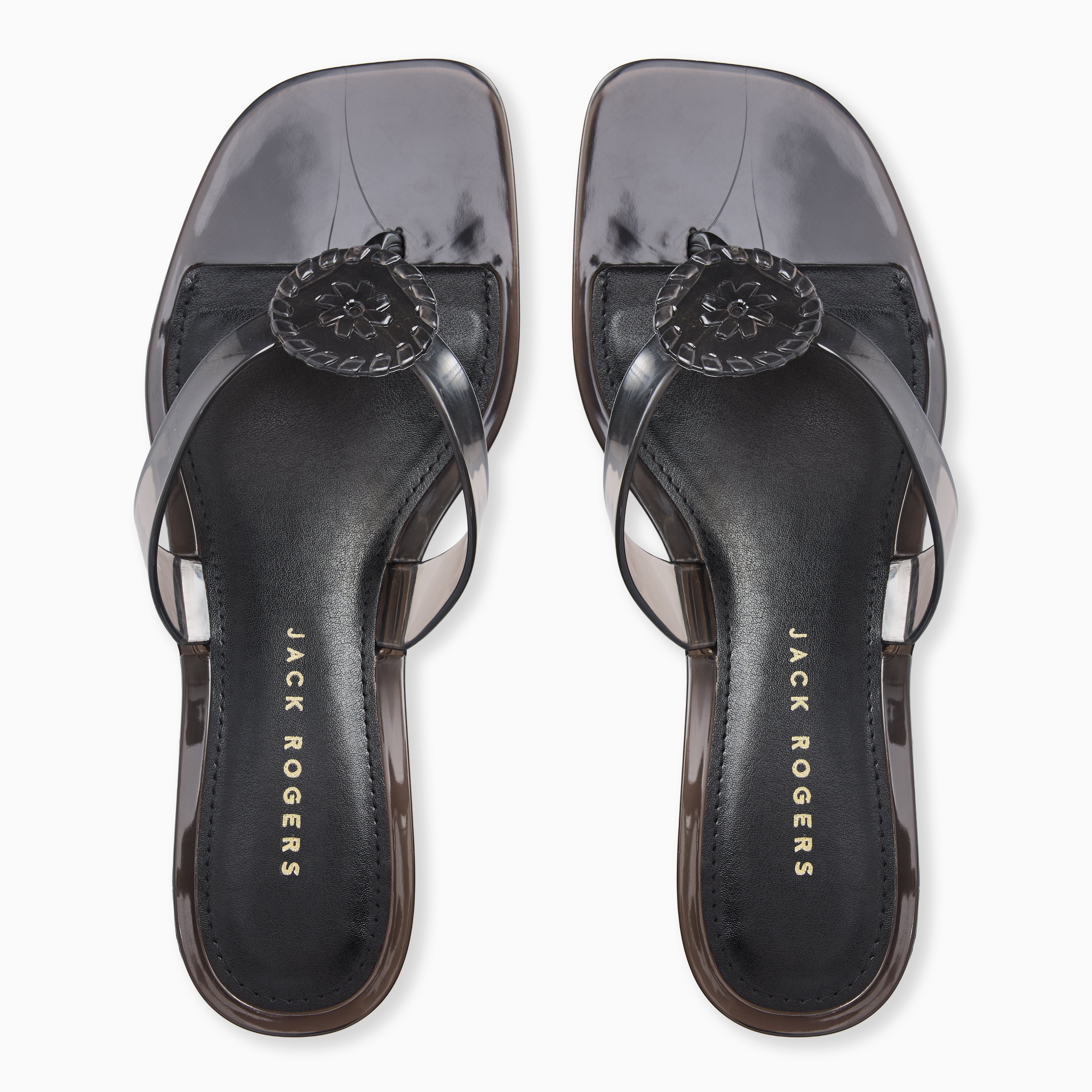 Jack Rogers Black Jelly Kitten Heel – Jack Rogers USA