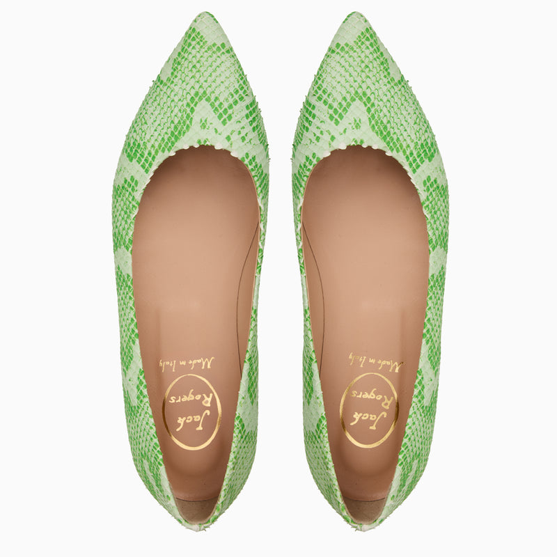 Gabrisa Italian Leather Pointed Toe Flat