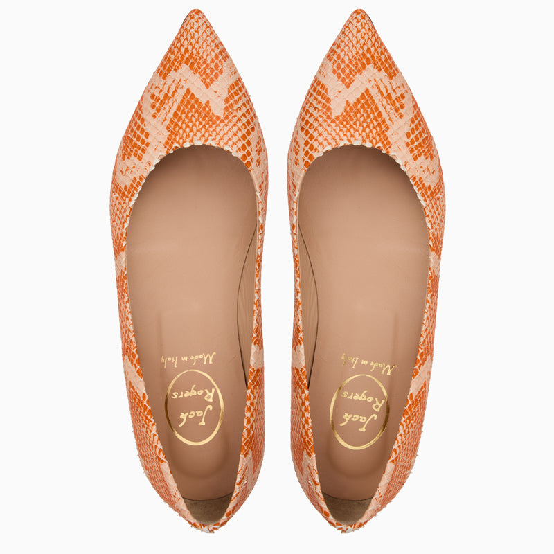Gabrisa Italian Leather Pointed Toe Flat