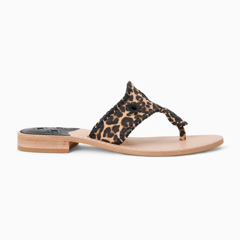 Jacks Leather Flat Sandal