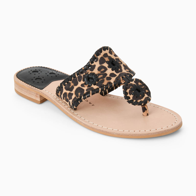 Jacks Leather Flat Sandal