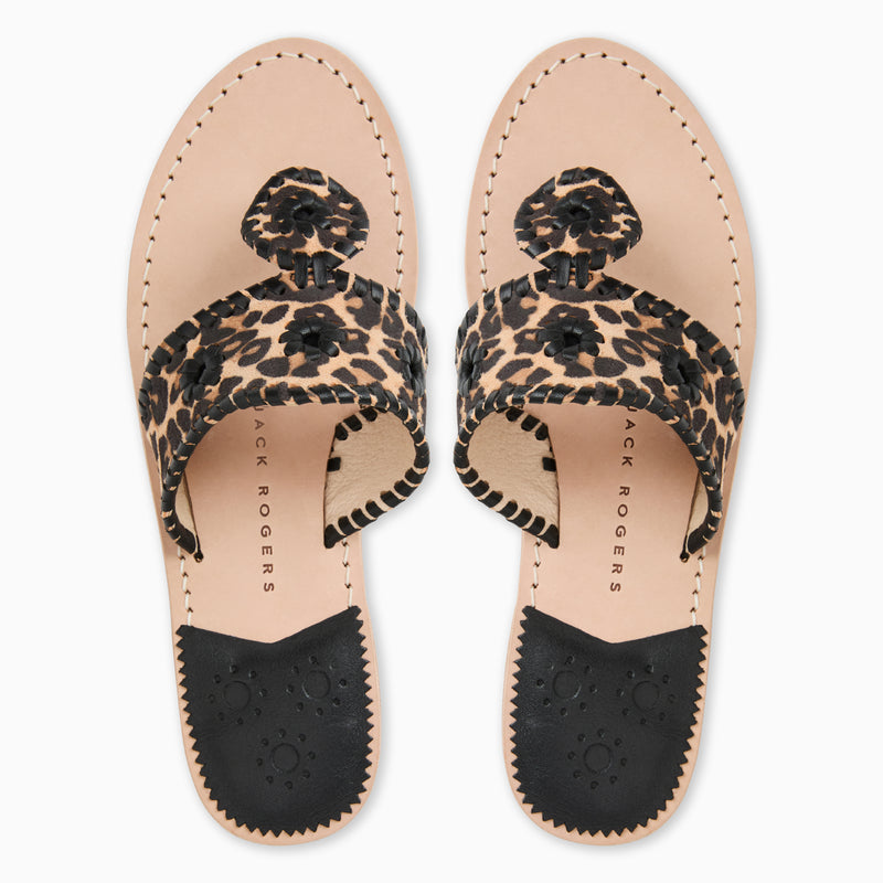 Jacks Leather Flat Sandal