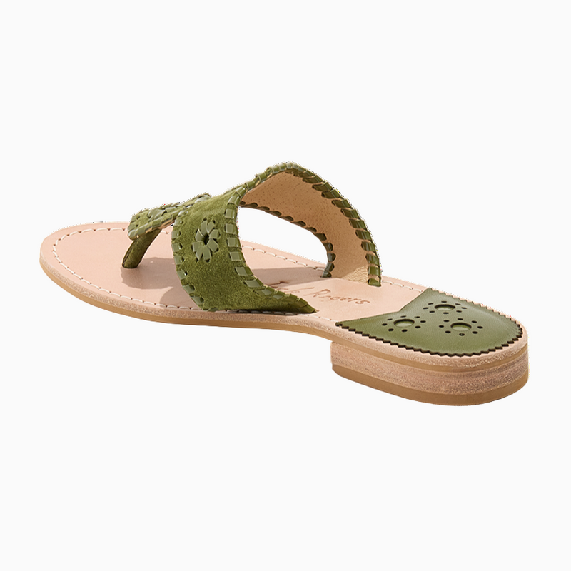 Jacks Suede Flat Sandal