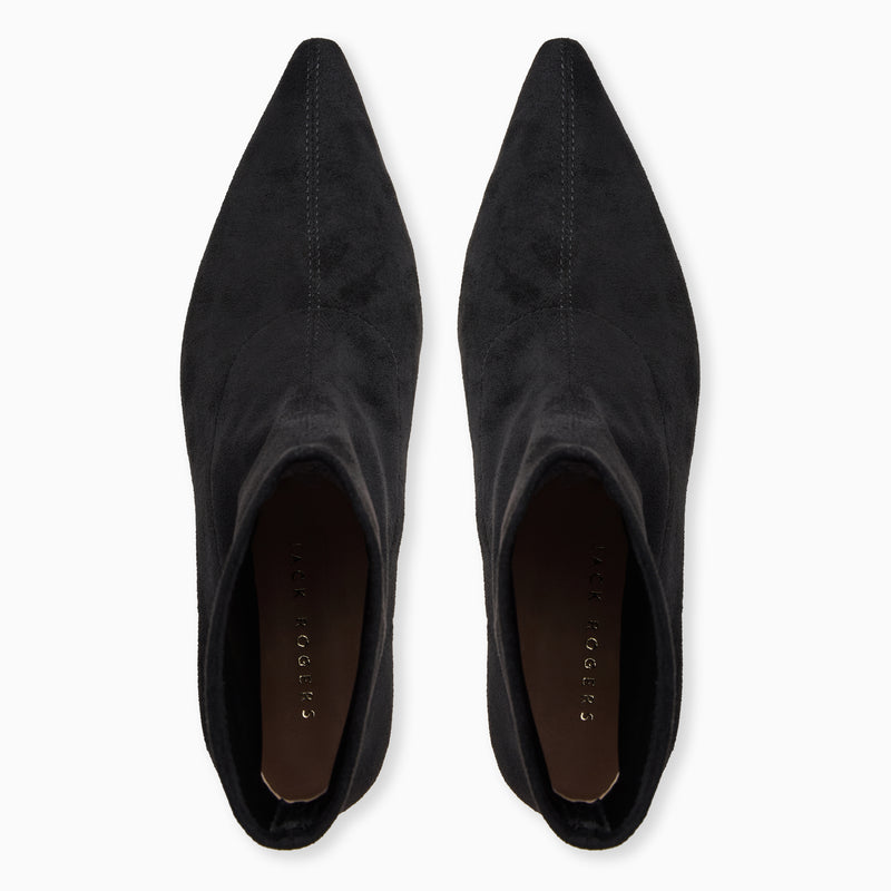 Charleston Stretch Kitten Heel Bootie