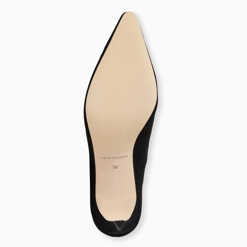 Charleston Stretch Kitten Heel Bootie