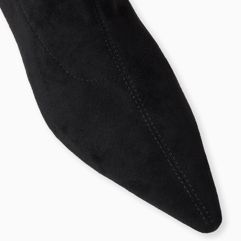 Charleston Stretch Kitten Heel Bootie