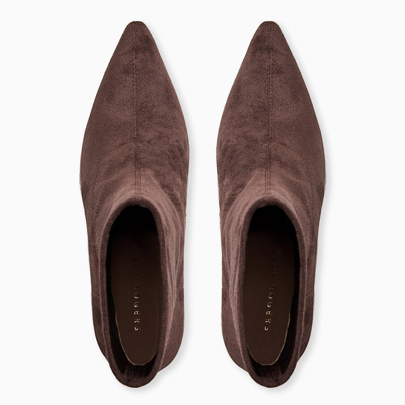 Charleston Stretch Kitten Heel Bootie