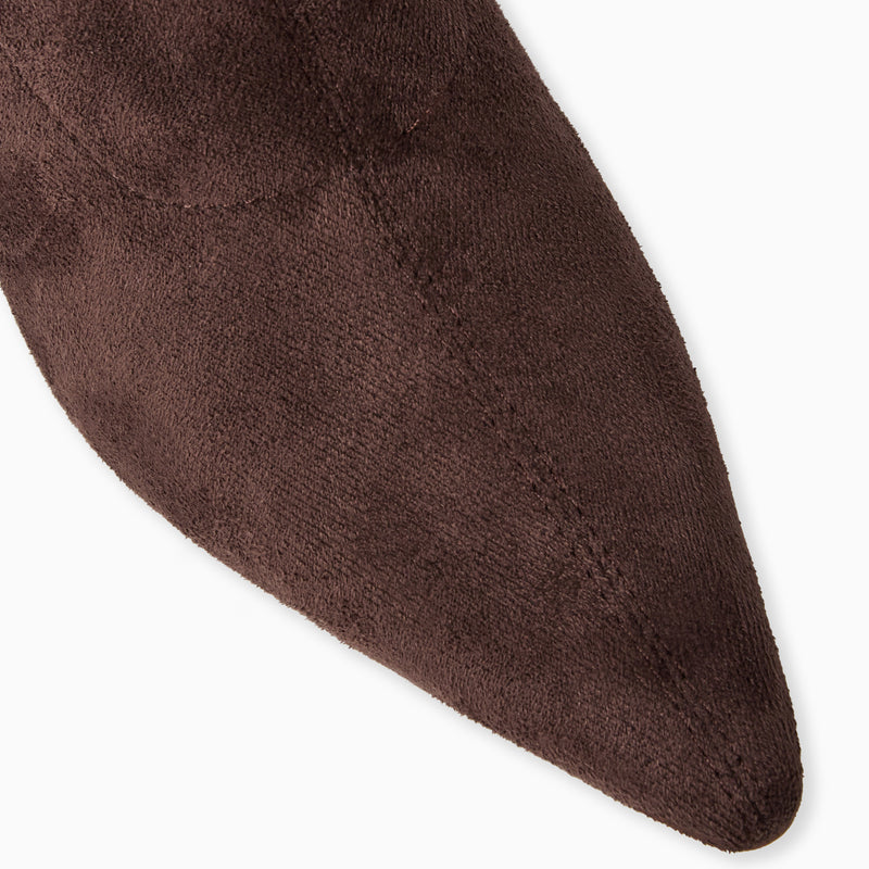 Charleston Stretch Kitten Heel Bootie