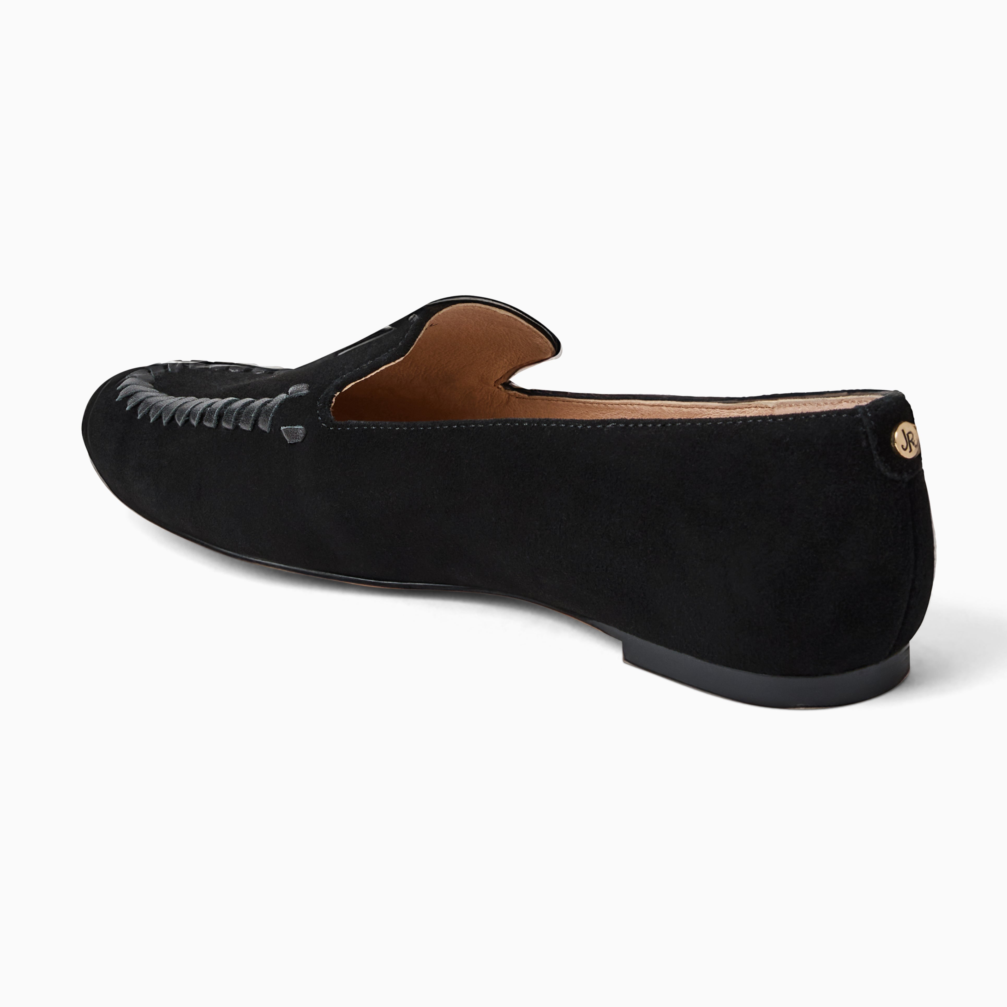 Jack Rogers Camden Suede Loafer – Black Slip-On Shoe – Jack Rogers USA