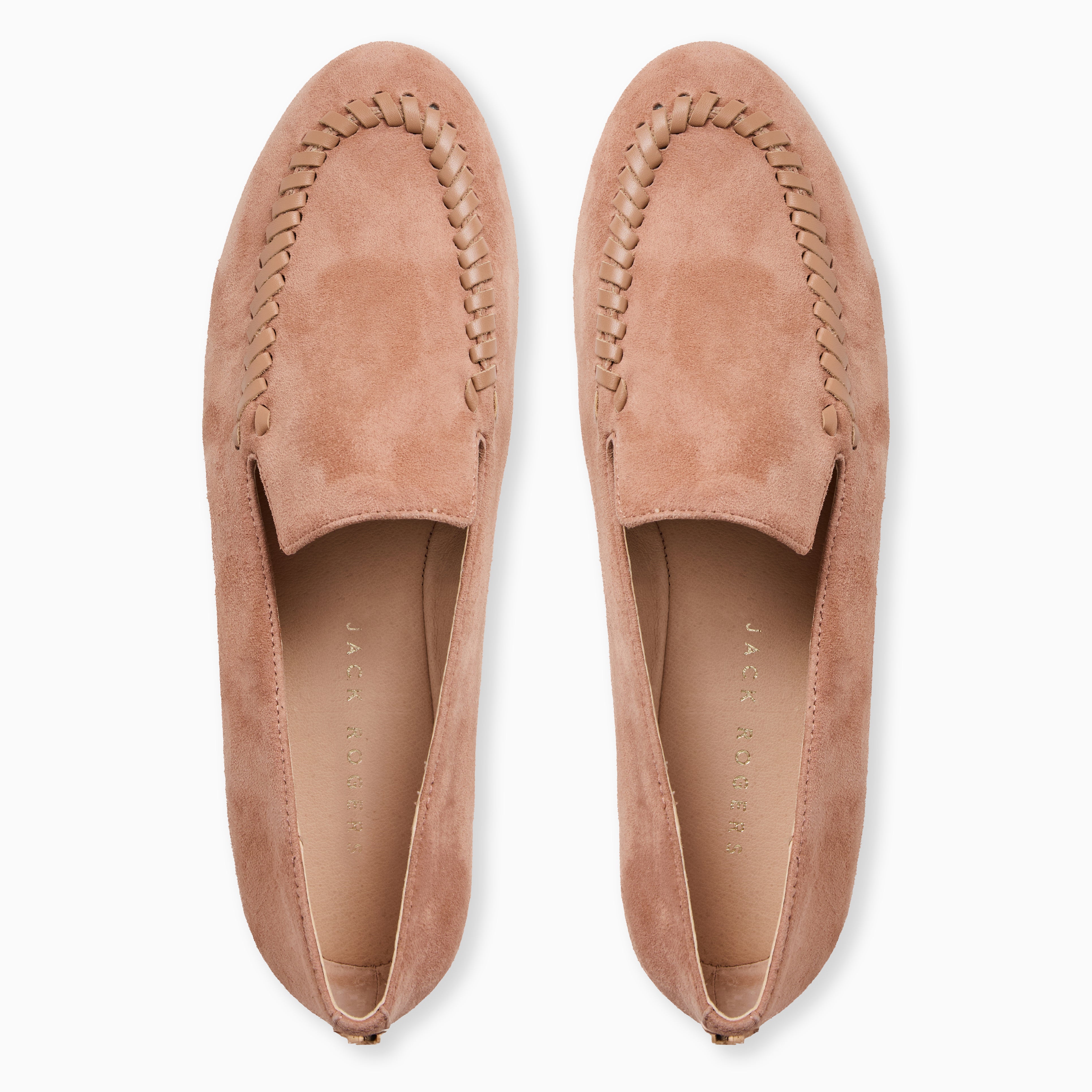 Jack Rogers Camden Suede Loafer – Café au Lait Loafer – Jack