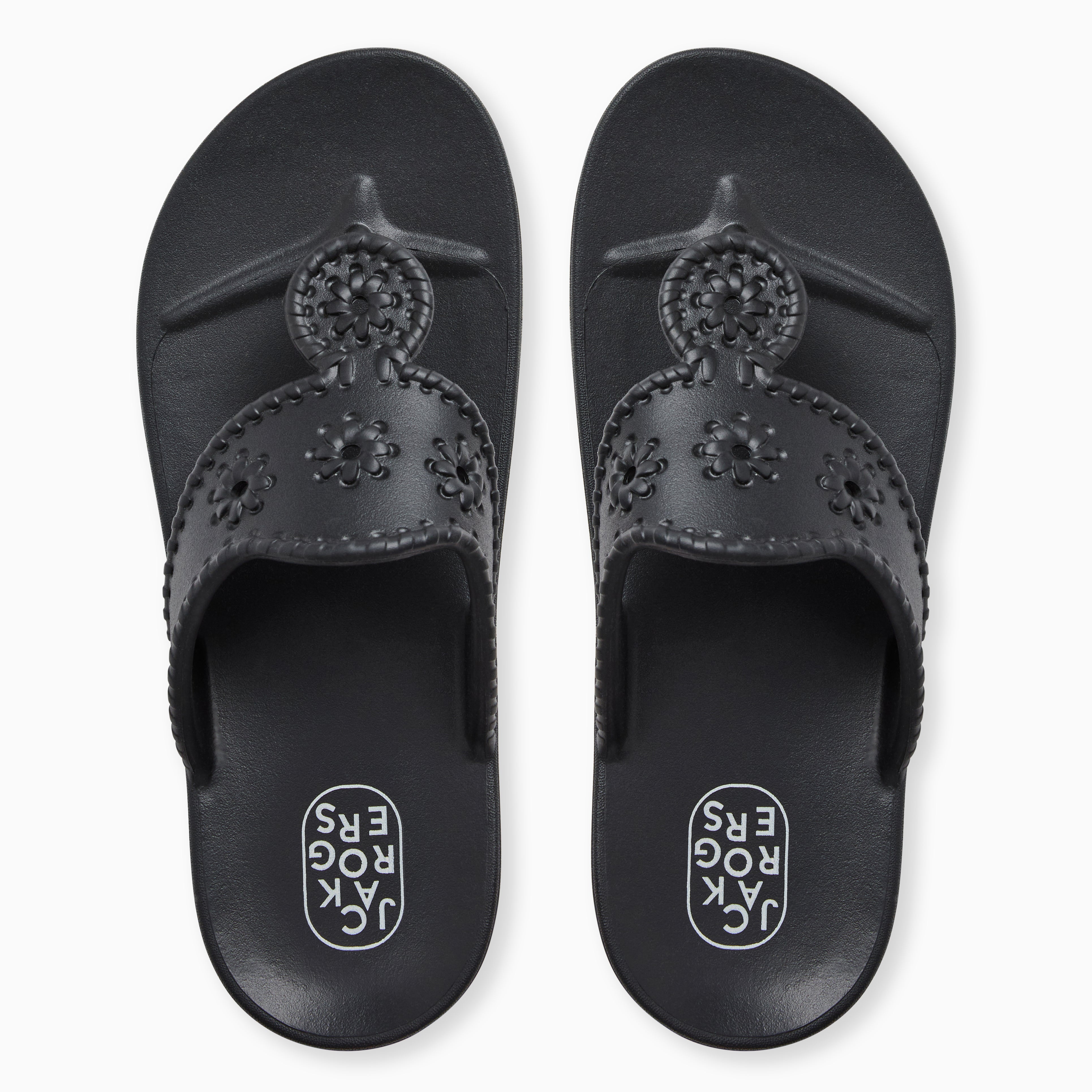 Jack Rogers Eva Beach Sandal – Black Waterproof Thong Sandal