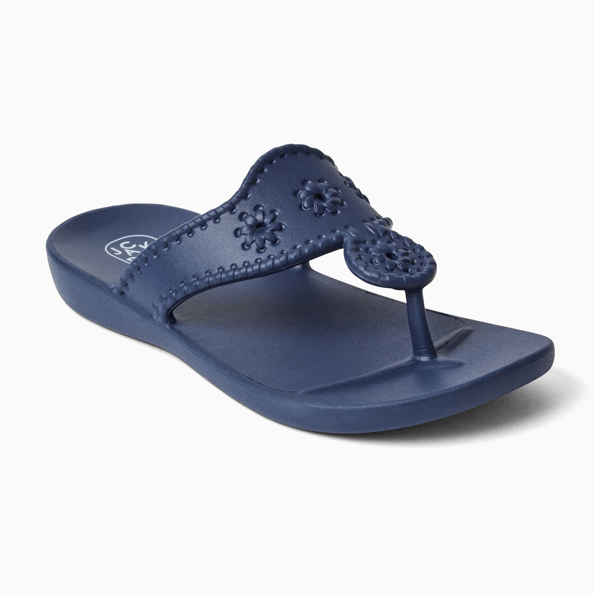 Jack Rogers Eva Beach Sandal Navy Waterproof Thong Sandal Jack