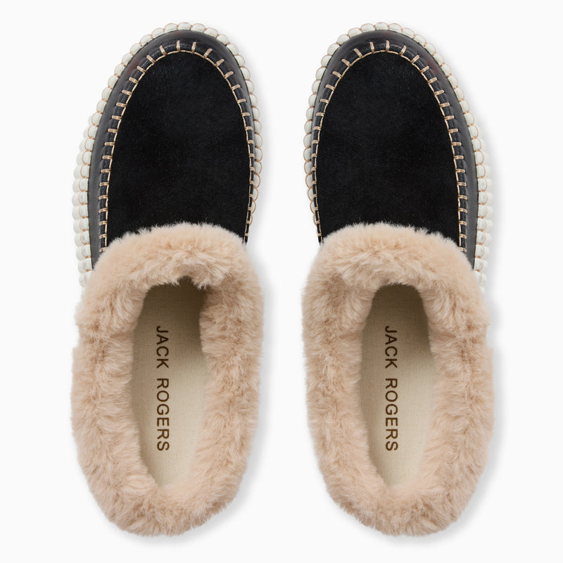 Jolie Suede Slip-On Platform Sneaker Clog