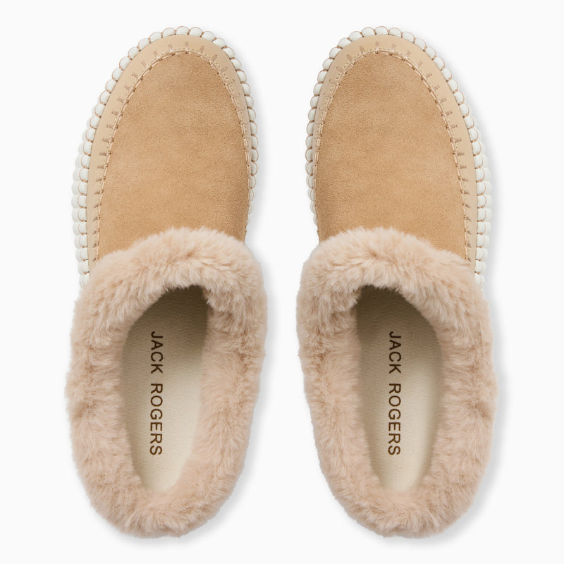 Jolie Suede Slip-On Platform Sneaker Clog