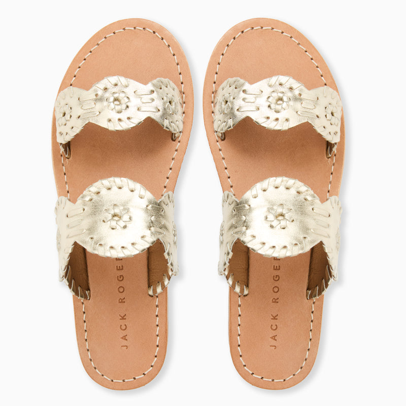 Girls Leather Lauren Slide Sandal