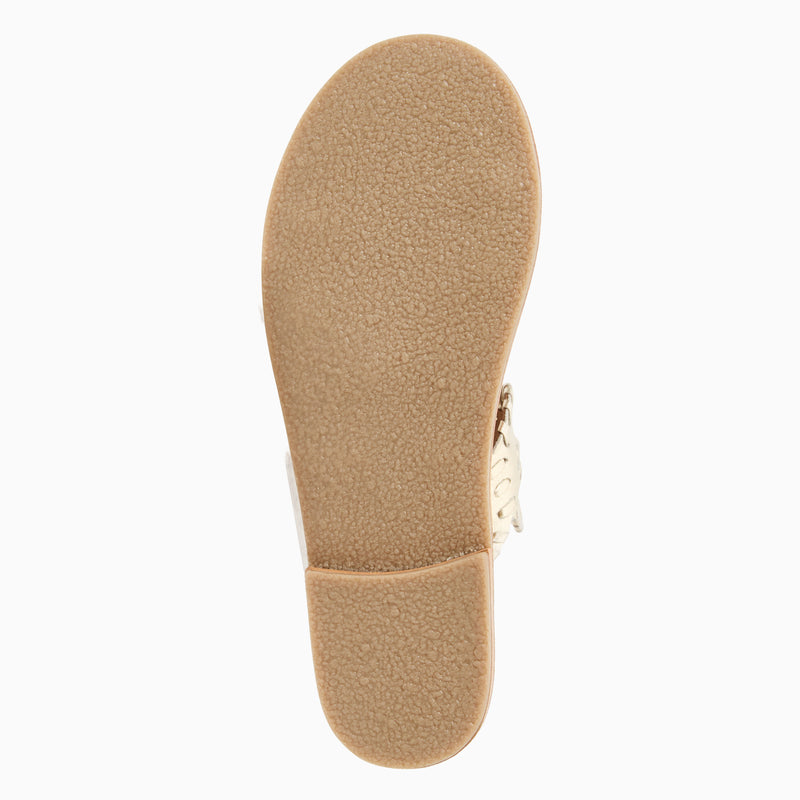 Girls Leather Lauren Slide Sandal