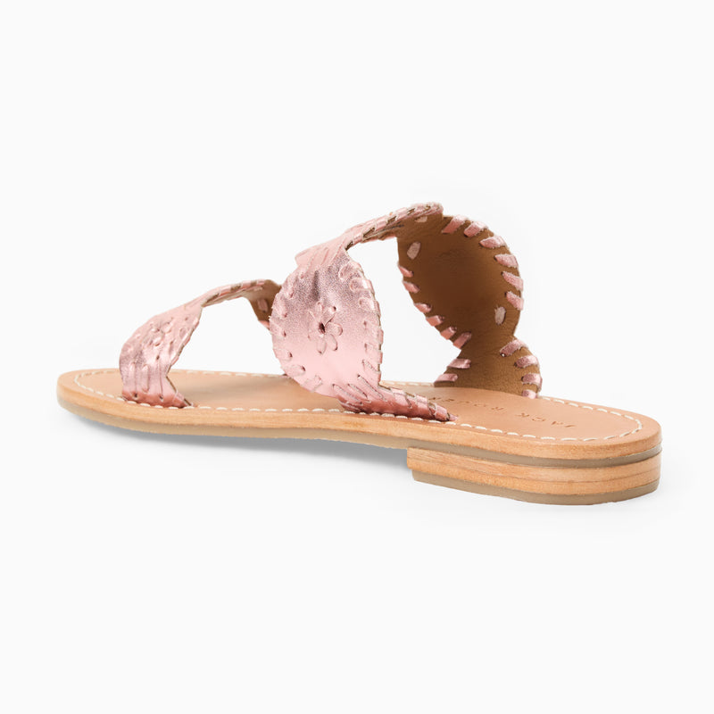 Girls Leather Lauren Slide Sandal