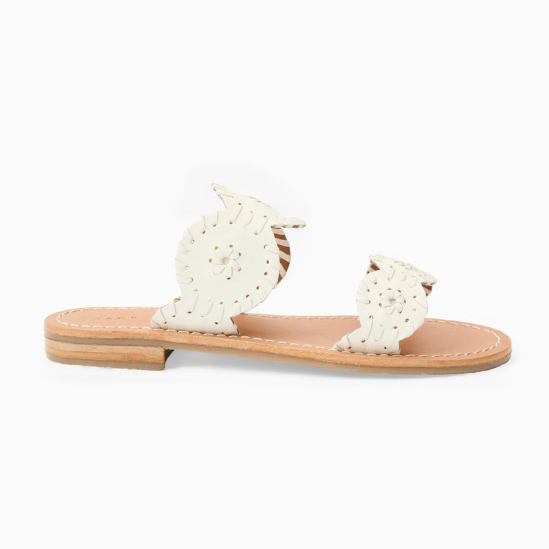 Girls Leather Lauren Slide Sandal