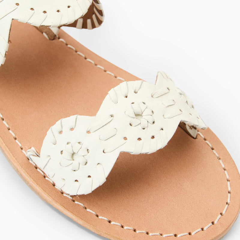 Girls Leather Lauren Slide Sandal
