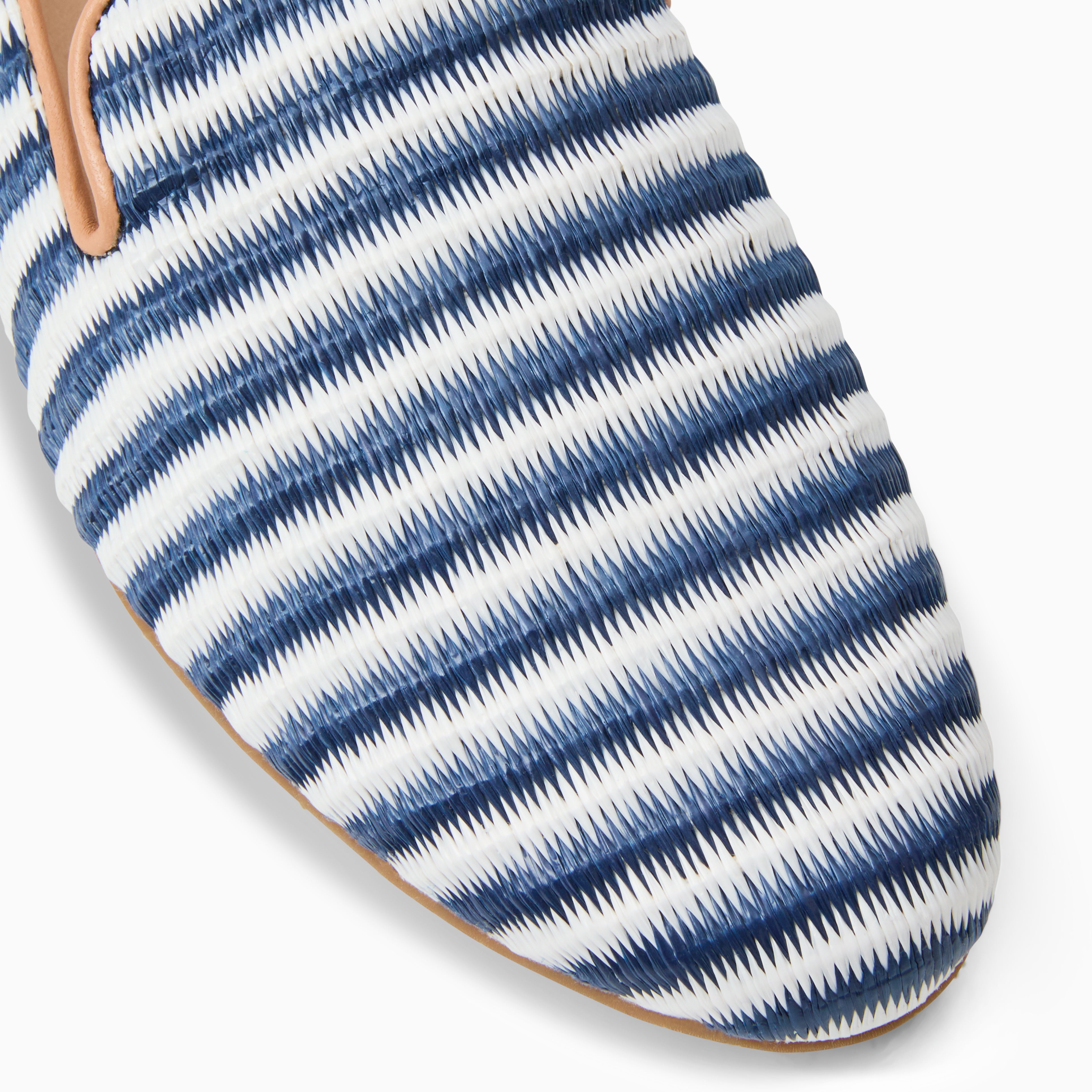 Jack Rogers Bradley Loafer | Raffia | Midnight Stripe – Jack