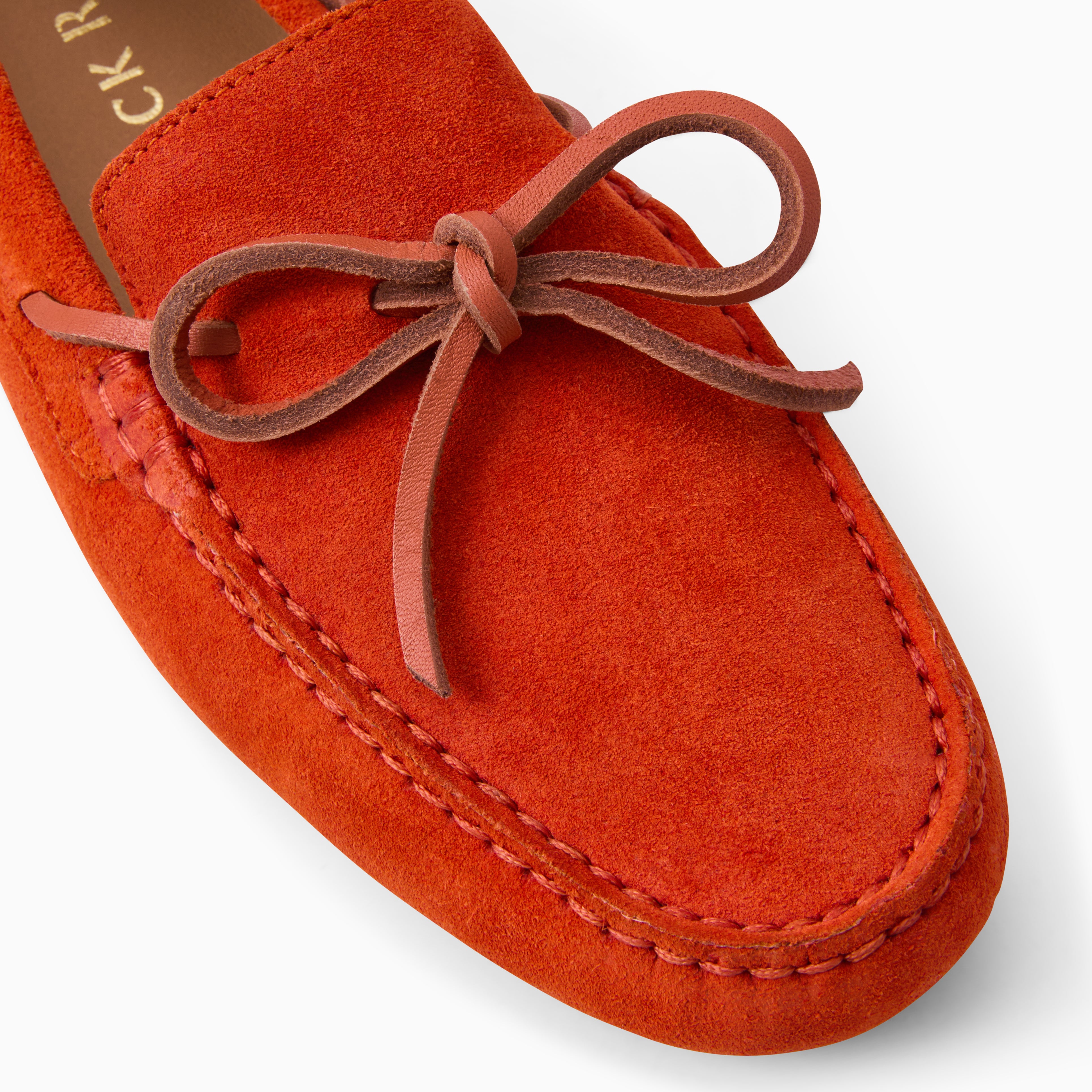 Jack Rogers Shore Driver Loafers | Suede | Flame – Jack Rogers USA