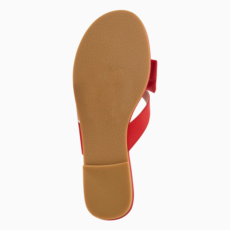 Vannah Leather Bow Sandal