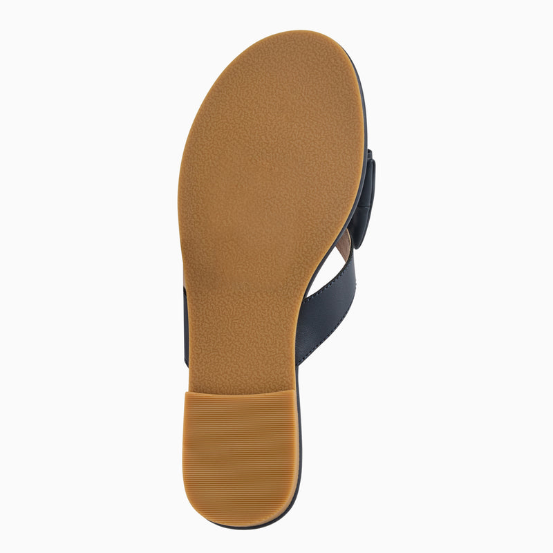 Vannah Leather Bow Sandal