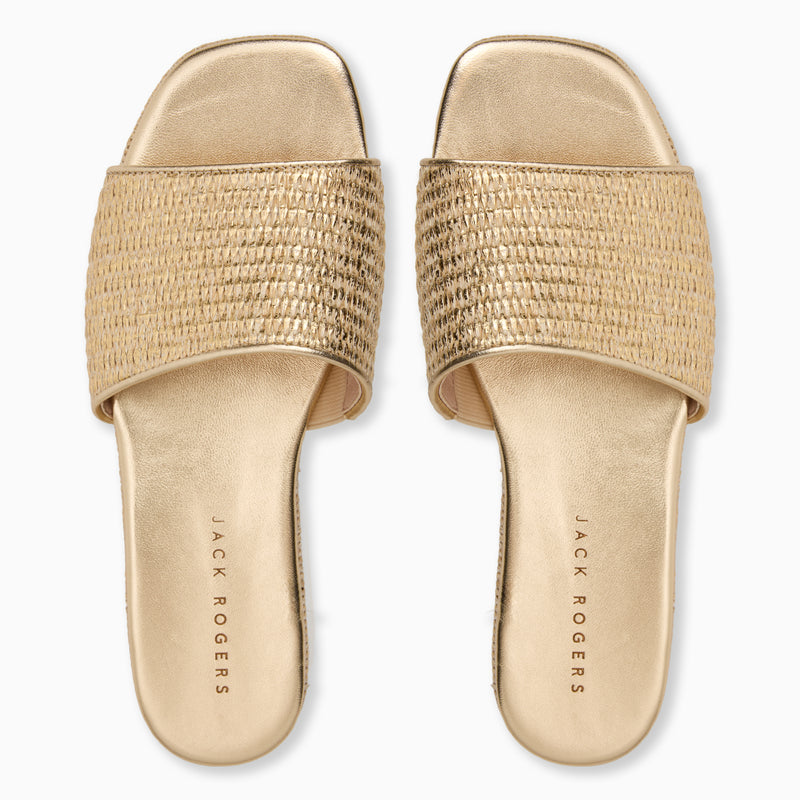 Bay Raffia Flatform Sandal