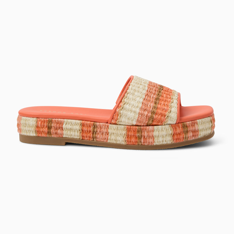 Bay Raffia Flatform Sandal
