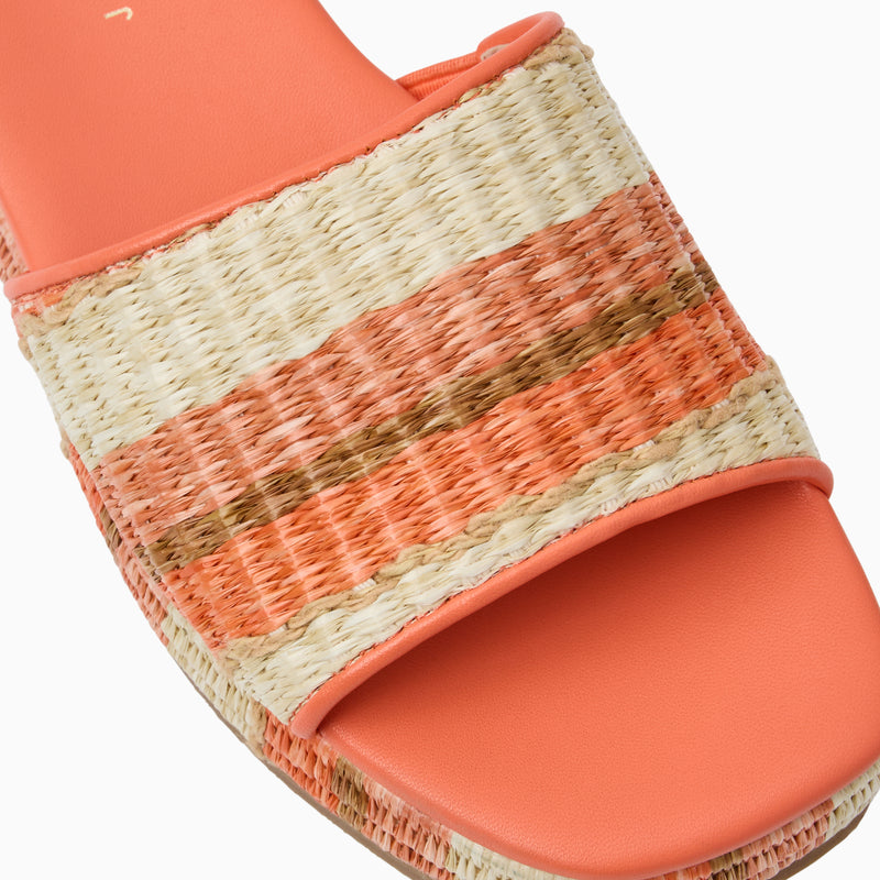Bay Raffia Flatform Sandal