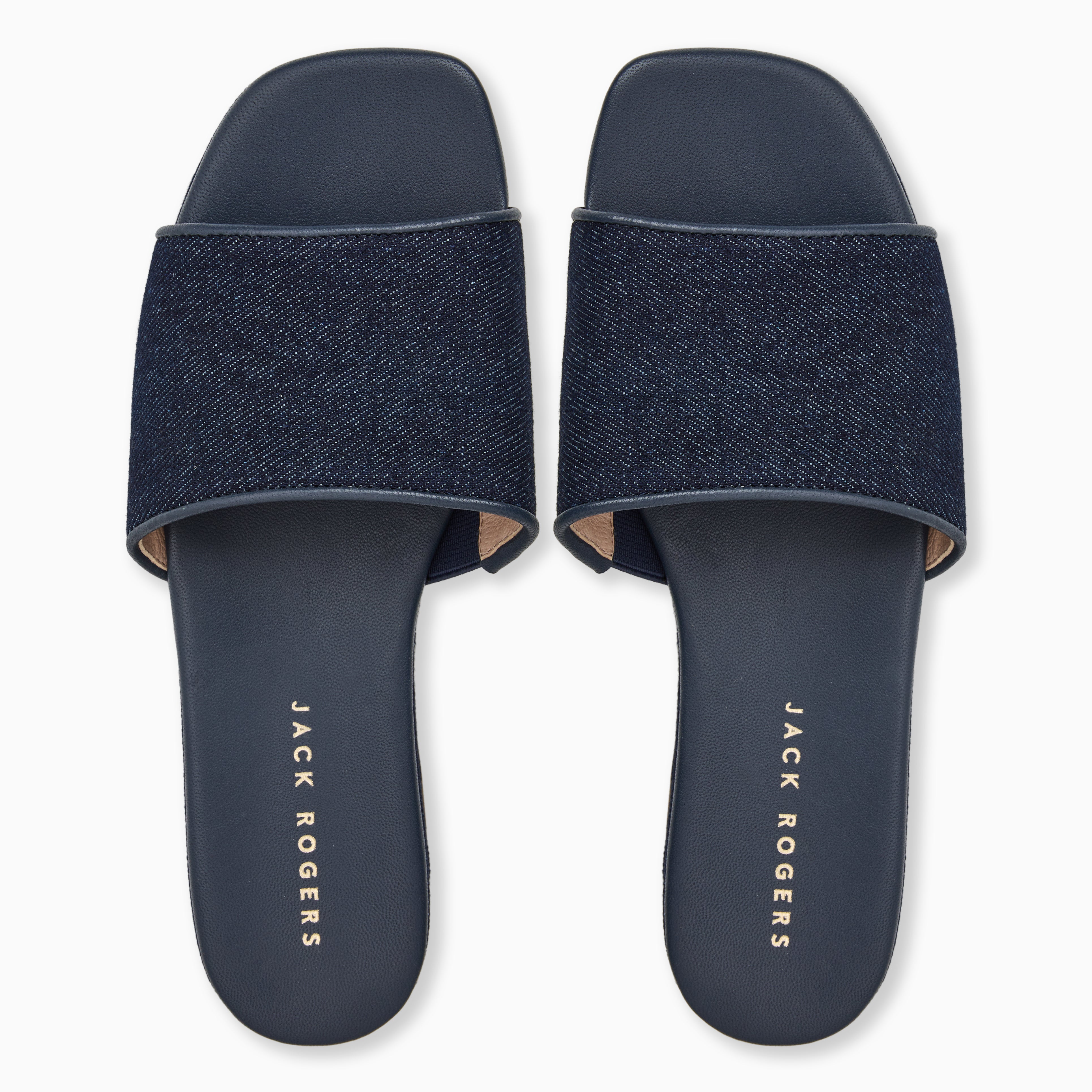 Jack Rogers Bay Flatform Shoes — Indigo Denim – Jack Rogers USA