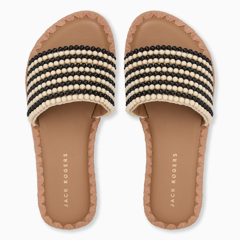 Savanah Beaded Slide Sandal
