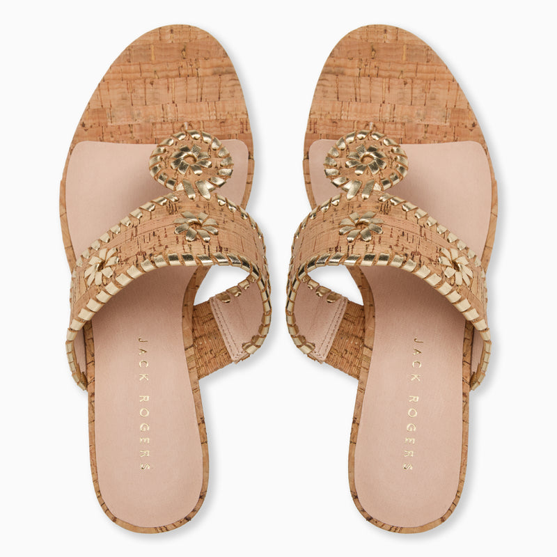 Jacks Cork High Heel Wedge