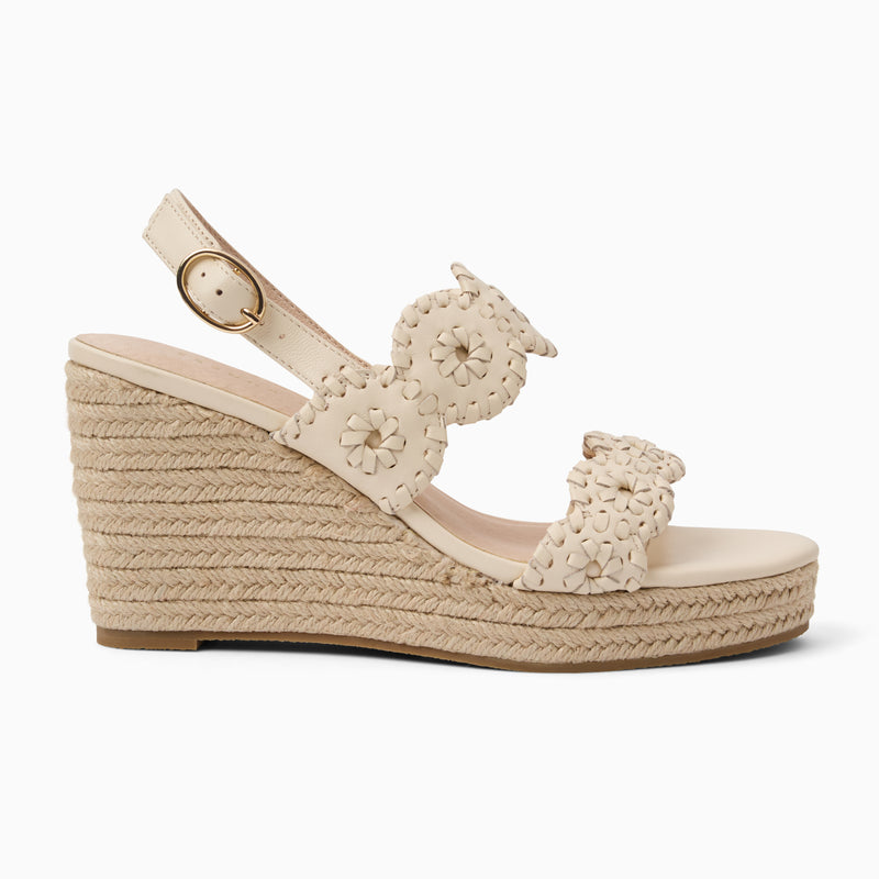 Laurin Leather High Heel Wedge