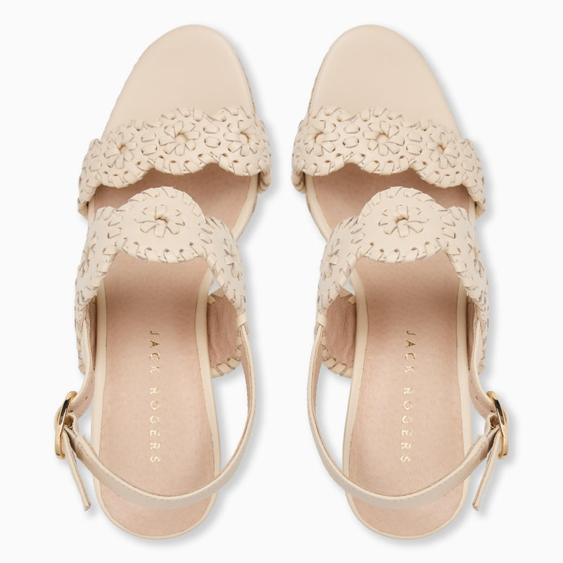 Laurin Leather High Heel Wedge