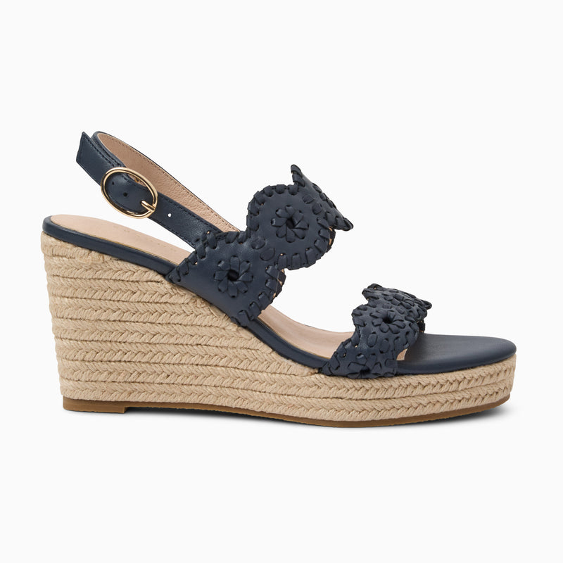 Laurin Leather High Heel Wedge
