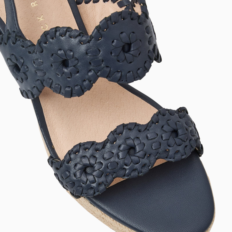 Laurin Leather High Heel Wedge