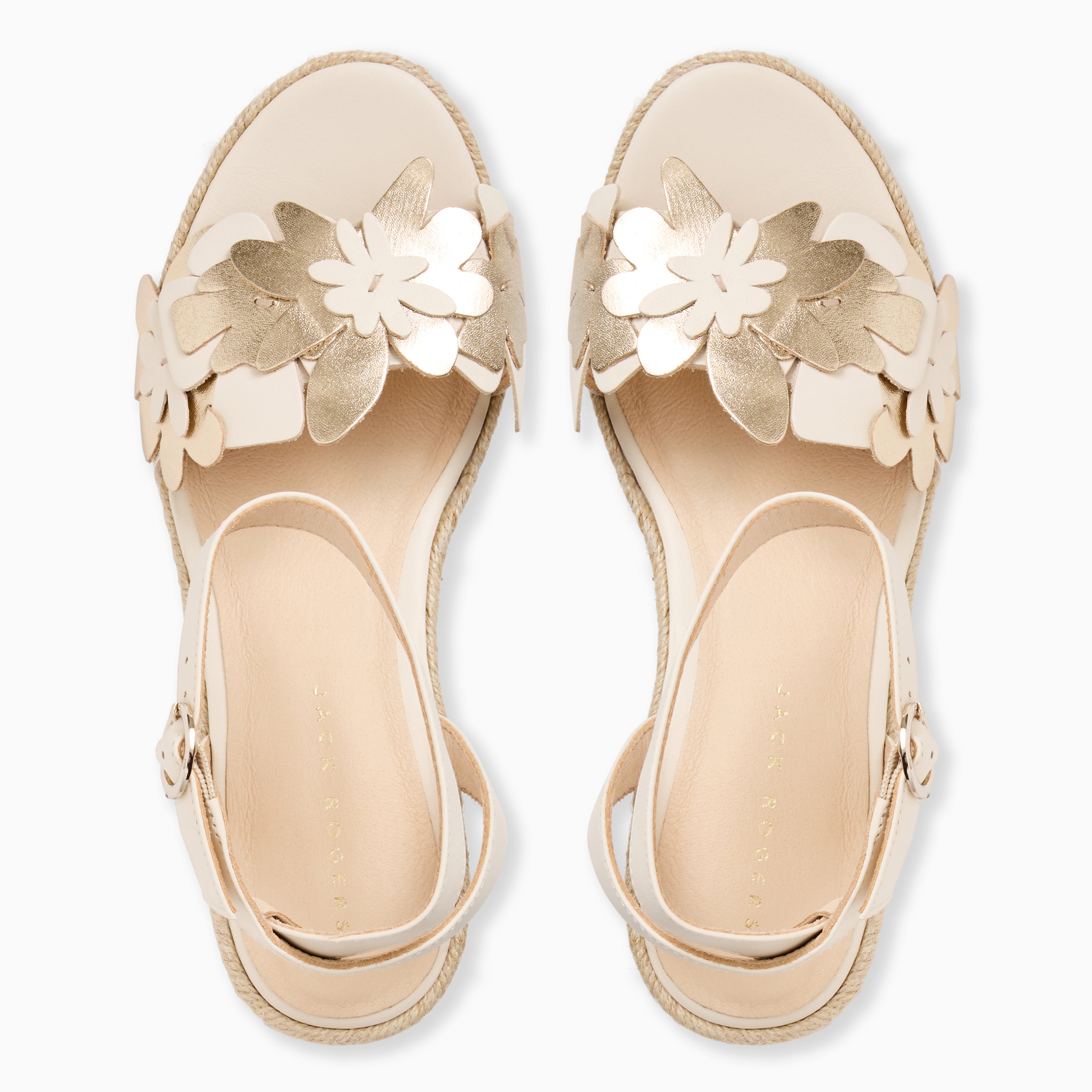 (取寄) ジャック ロジャース レディース サンダル Jack Rogers women Talahi Sandal Ivory/Platinum Jack Rogers Talahi — Ivory and Platinum Wedge Heels – Jack Rogers USA
