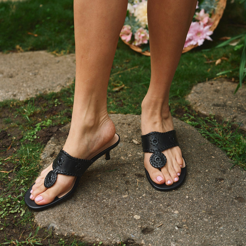 Jacks Leather Kitten Heel