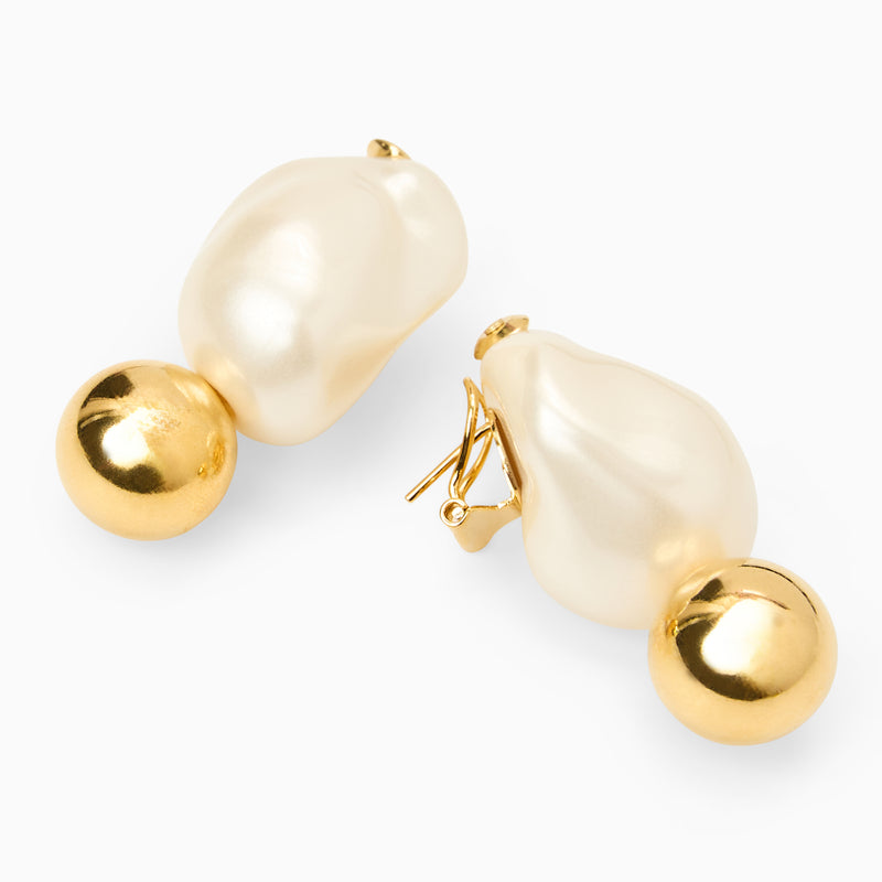 Sophia Italian Gold-Plated Earrings