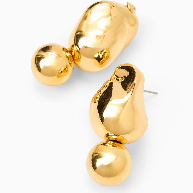Stella Italian Gold-Plated Earrings