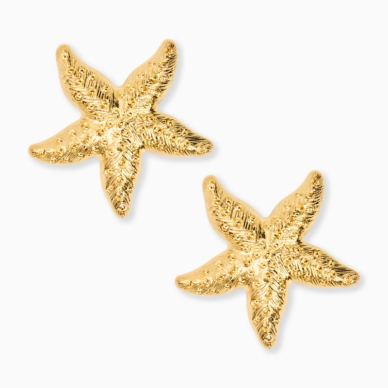 Katerina Italian Gold-Plated Earrings