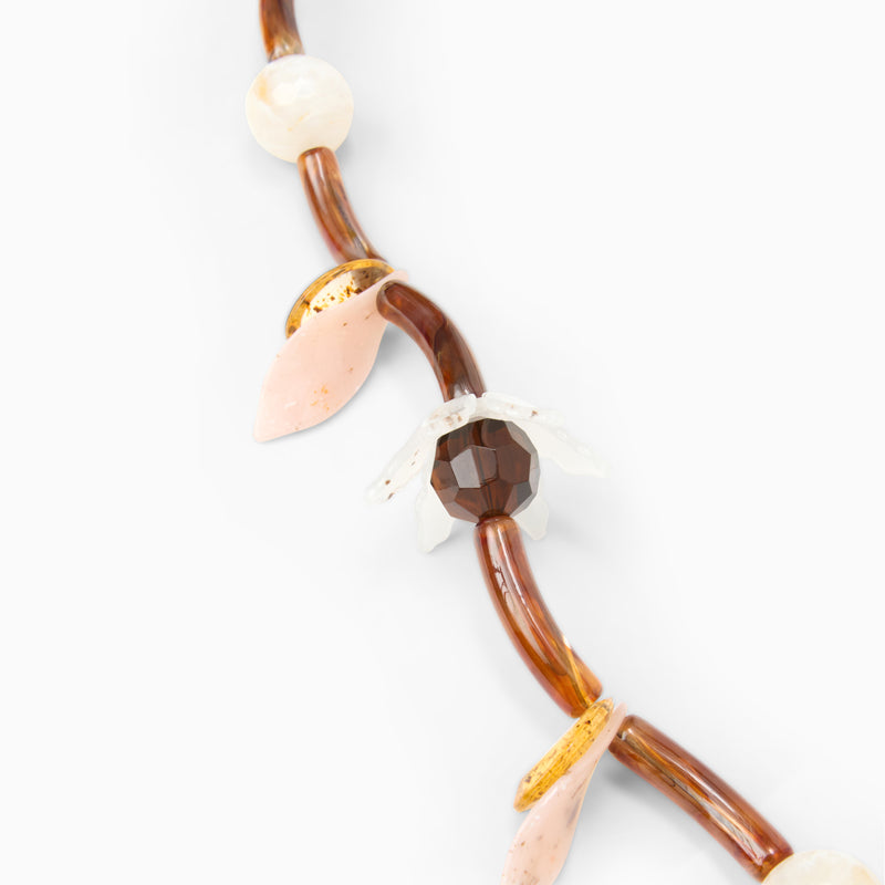 Zita Italian Leaf Necklace