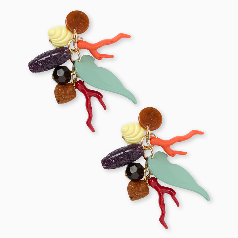 Matilde Italian Tropical Parrot Earrings
