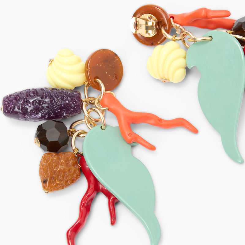 Matilde Italian Tropical Parrot Earrings