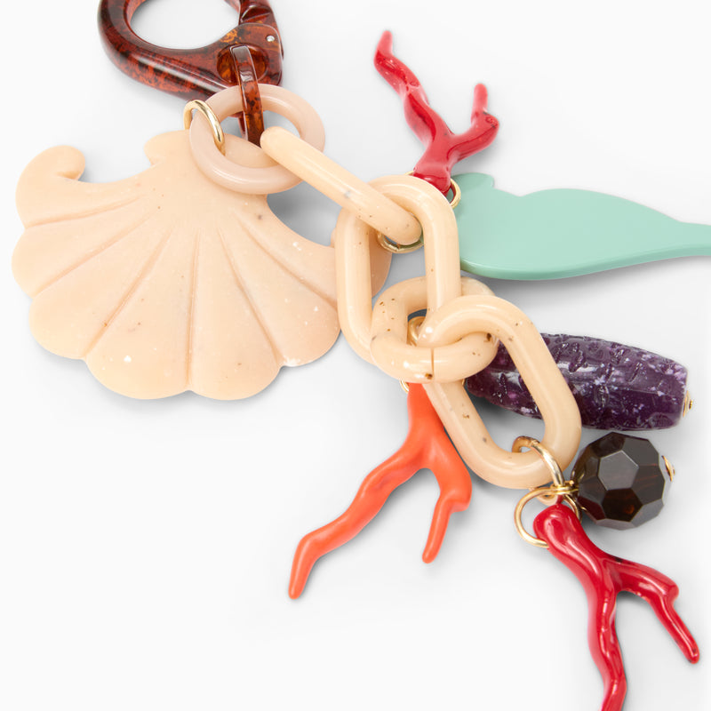 Matilde Italian Tropical Parrot Bag Charm